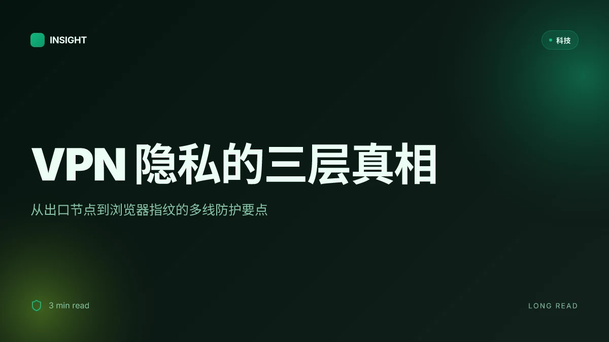 翻墙后 ip 地址还是国内？深度解析 vpn 如何真正隐藏你以及 VPN 隐私保护要点 2026