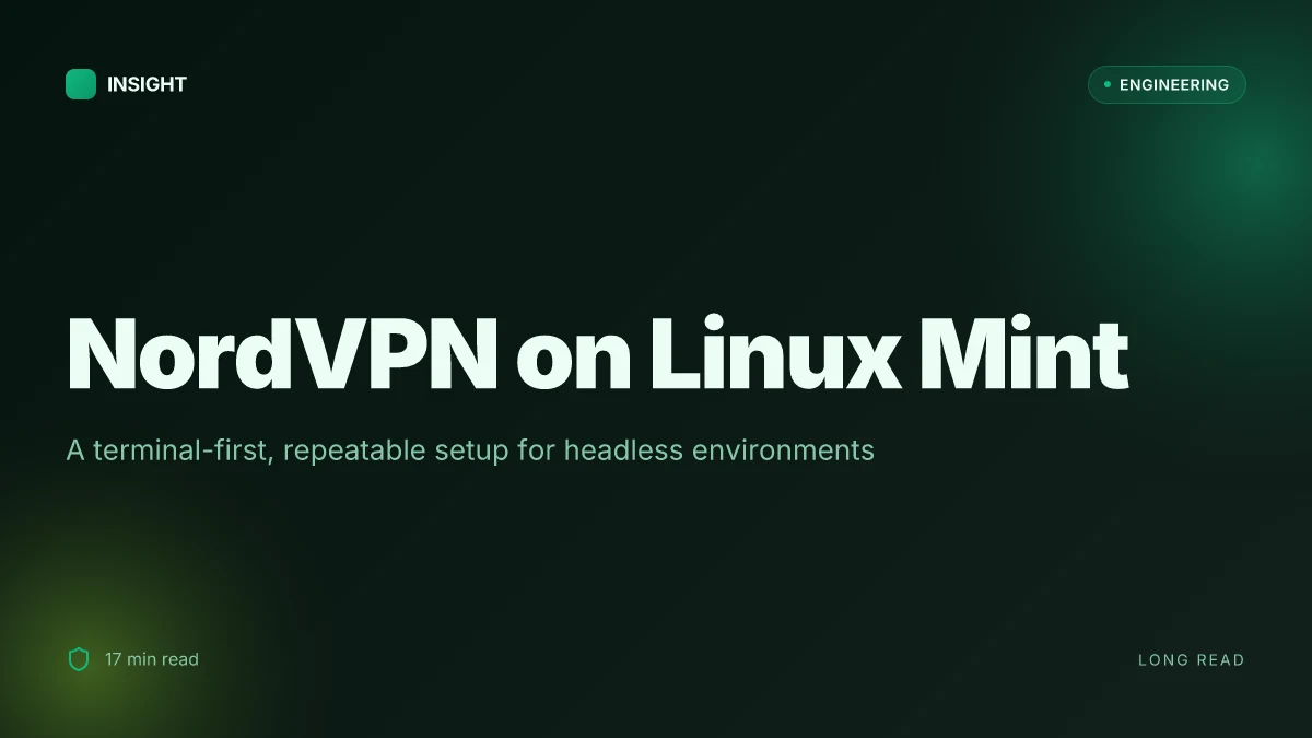 Installing nordvpn on linux mint you complete command line guide